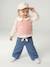 Pull bébé sans manches écru+marine+rose poudré 21 - vertbaudet enfant 