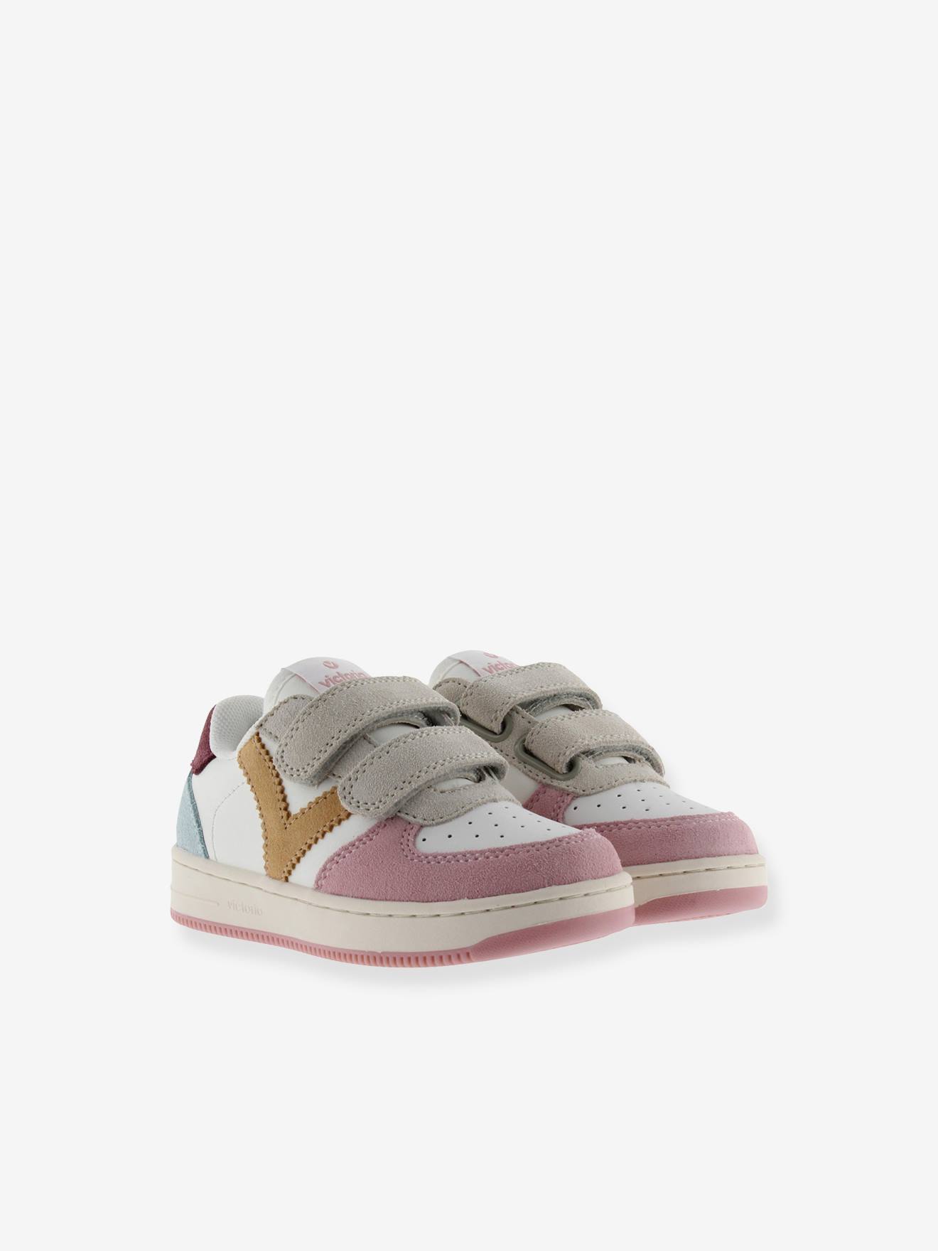 Baskets enfant Tiempo Tiras Serraje Multicolor rose