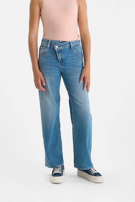 Jeans droite carry, longueur 34  - vertbaudet enfant