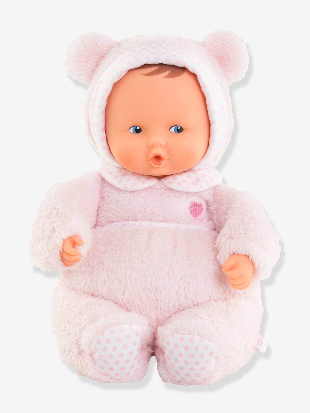 Peluche Babinounours rêves étoiles rose
