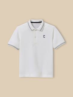 Polo en maille piquée garçon - coton biologique  - vertbaudet enfant