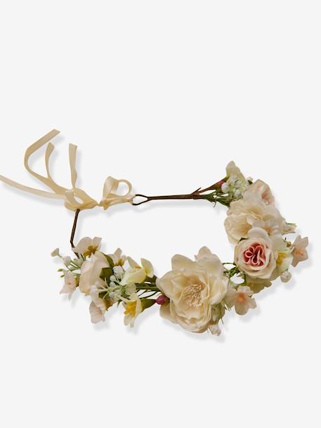 Fille-Couronne de fleur enfant