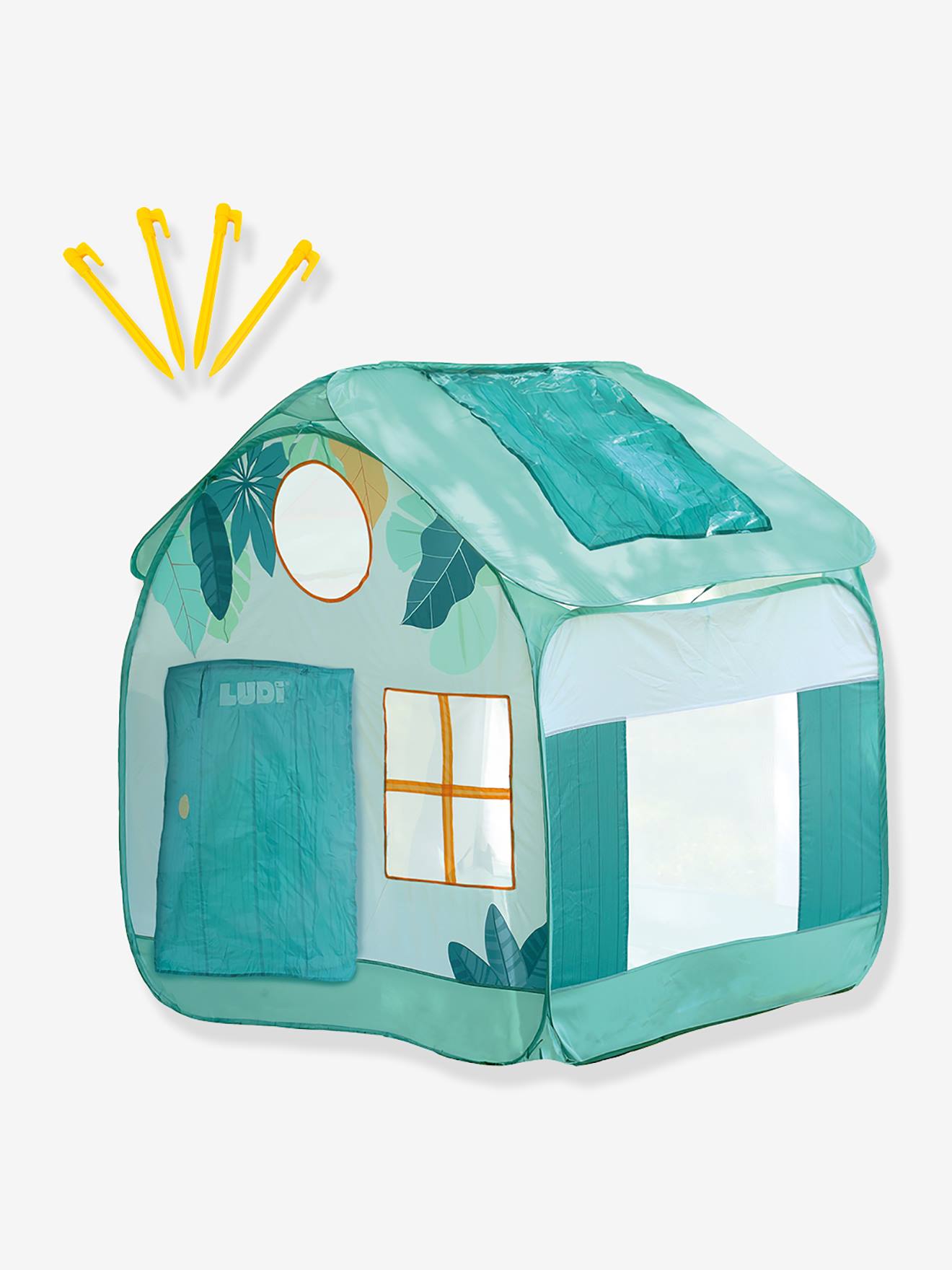 Tente cottage extérieure multicolore