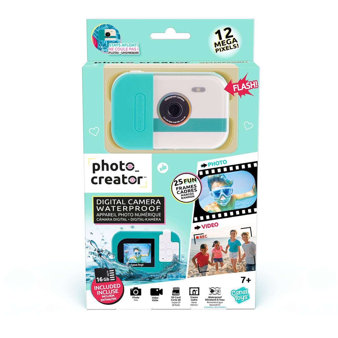 Appareil Photo Numérique Waterproof - Photo Creator Turquoise
