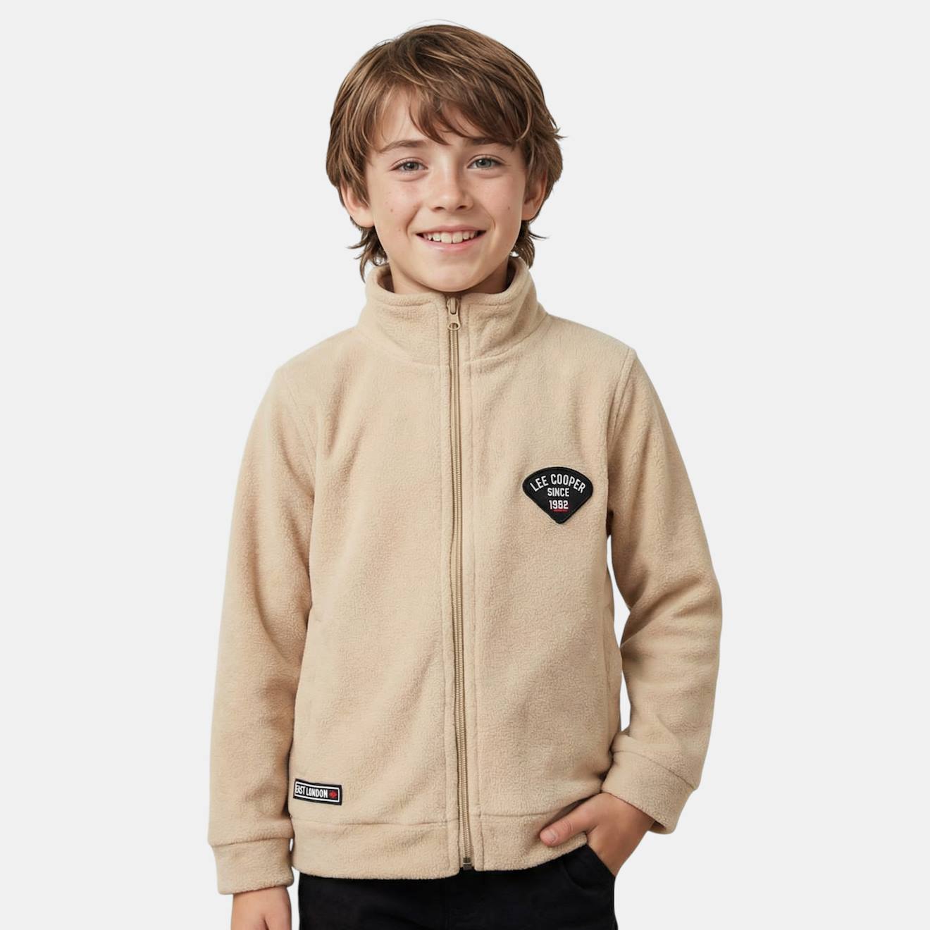Veste Polaire Garçon Beige Veste Polaire Garçon Beige