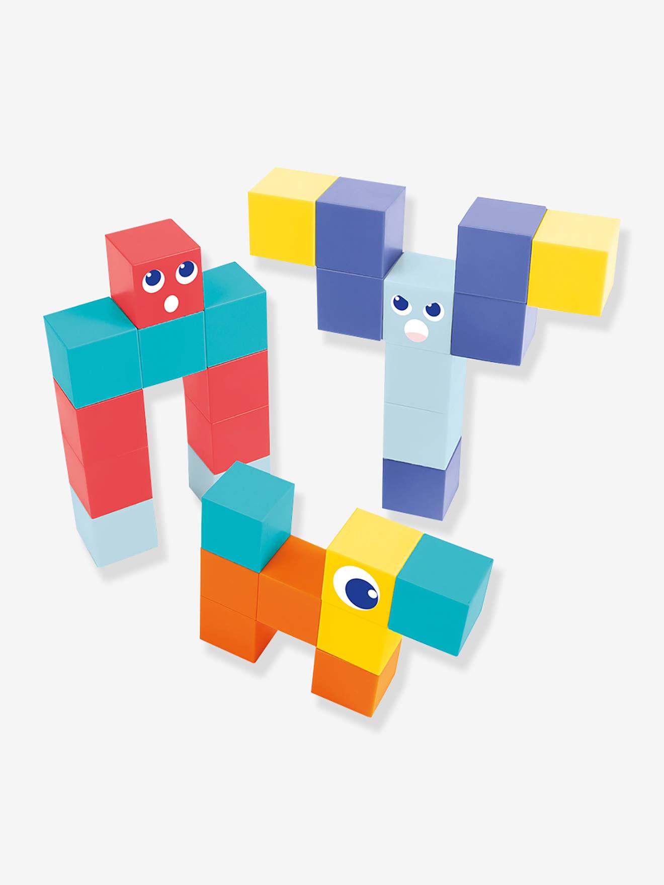 Cubes magnétiques 28 pièces multicolore