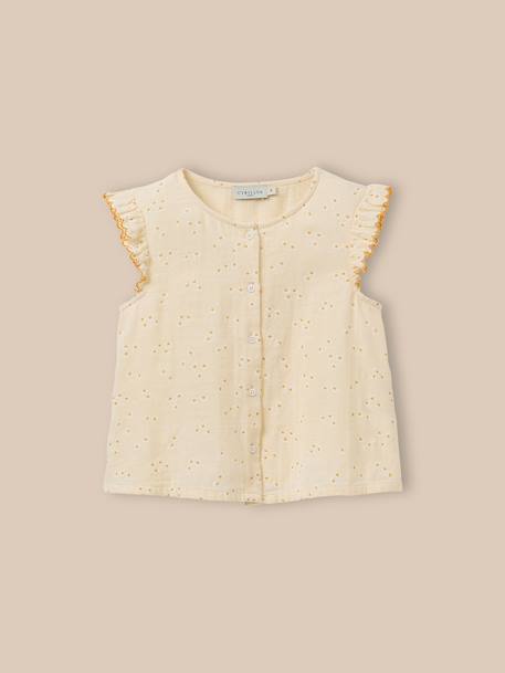 Fille-Blouse pâquerettes