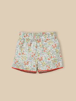 -Short en tissu liberty bébé