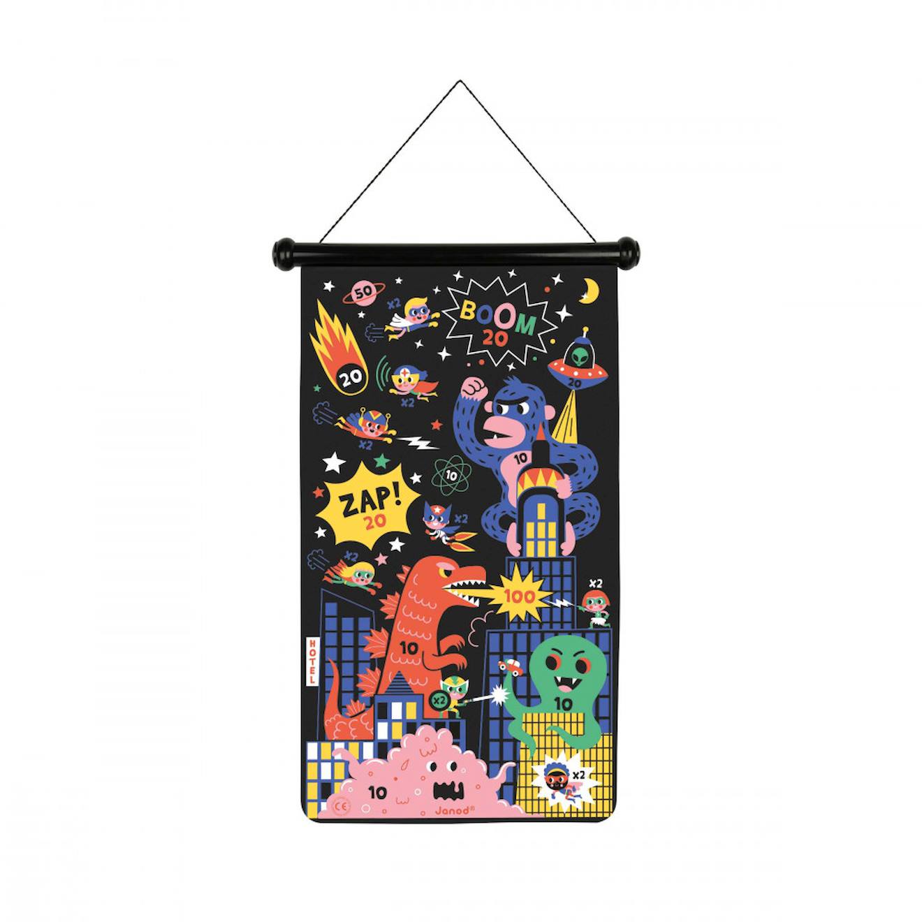 Jeu De Fléchettes Super Heros Noir