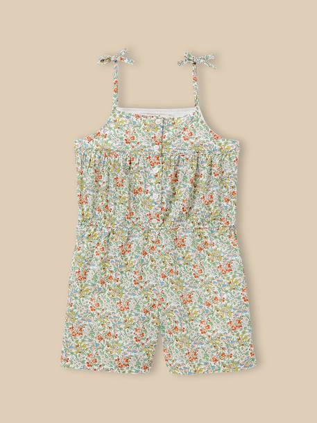 Combishort fille tissu liberty harriet  - vertbaudet enfant