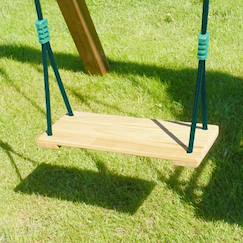 Jouet-Siège balançoire en bois pour portique