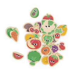Jouet-Activités artistiques et musicales-Magnets dinosaures en bois fsc 24 pcs