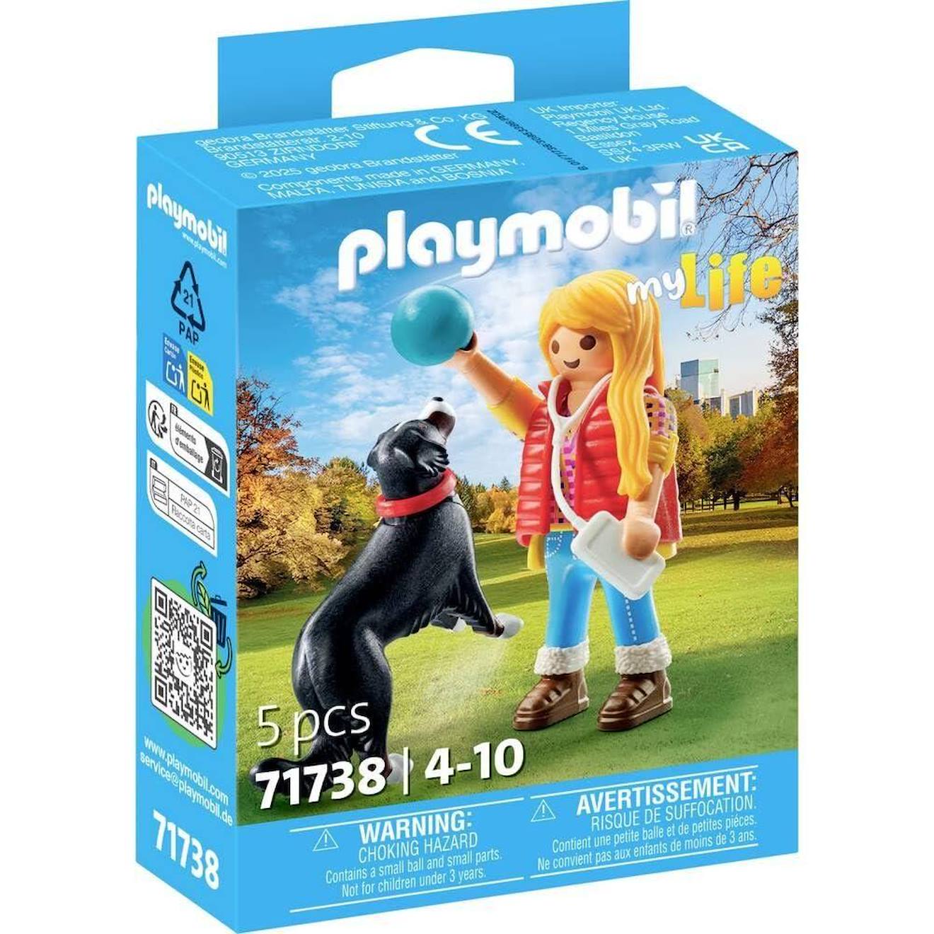 My Life Jeune Fille Avec Chien De Montagne 71738 Multicolore
