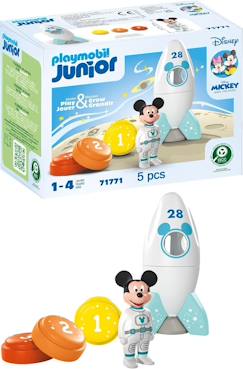 Jouet-Jeux d'imagination-Junior disney mickey avec sa fusée 71772