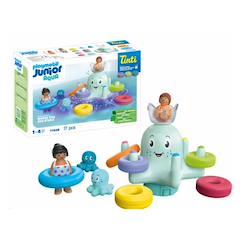 Jouet-Jeux d'imagination-Figurines, mini mondes, héros et animaux-Junior aqua tinti manège pieuvre 71438