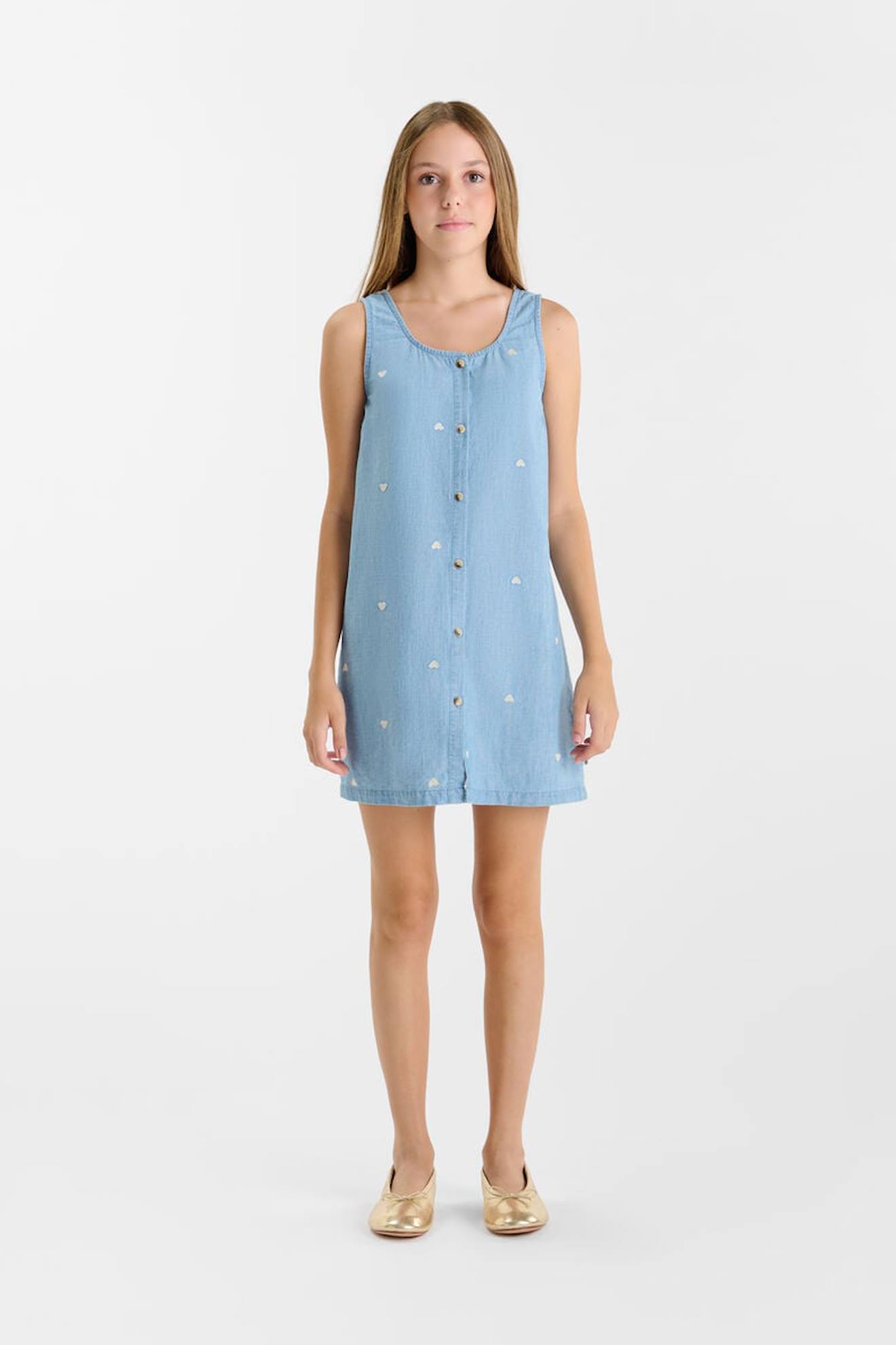 Robe Droite Lissagi Sky Blue