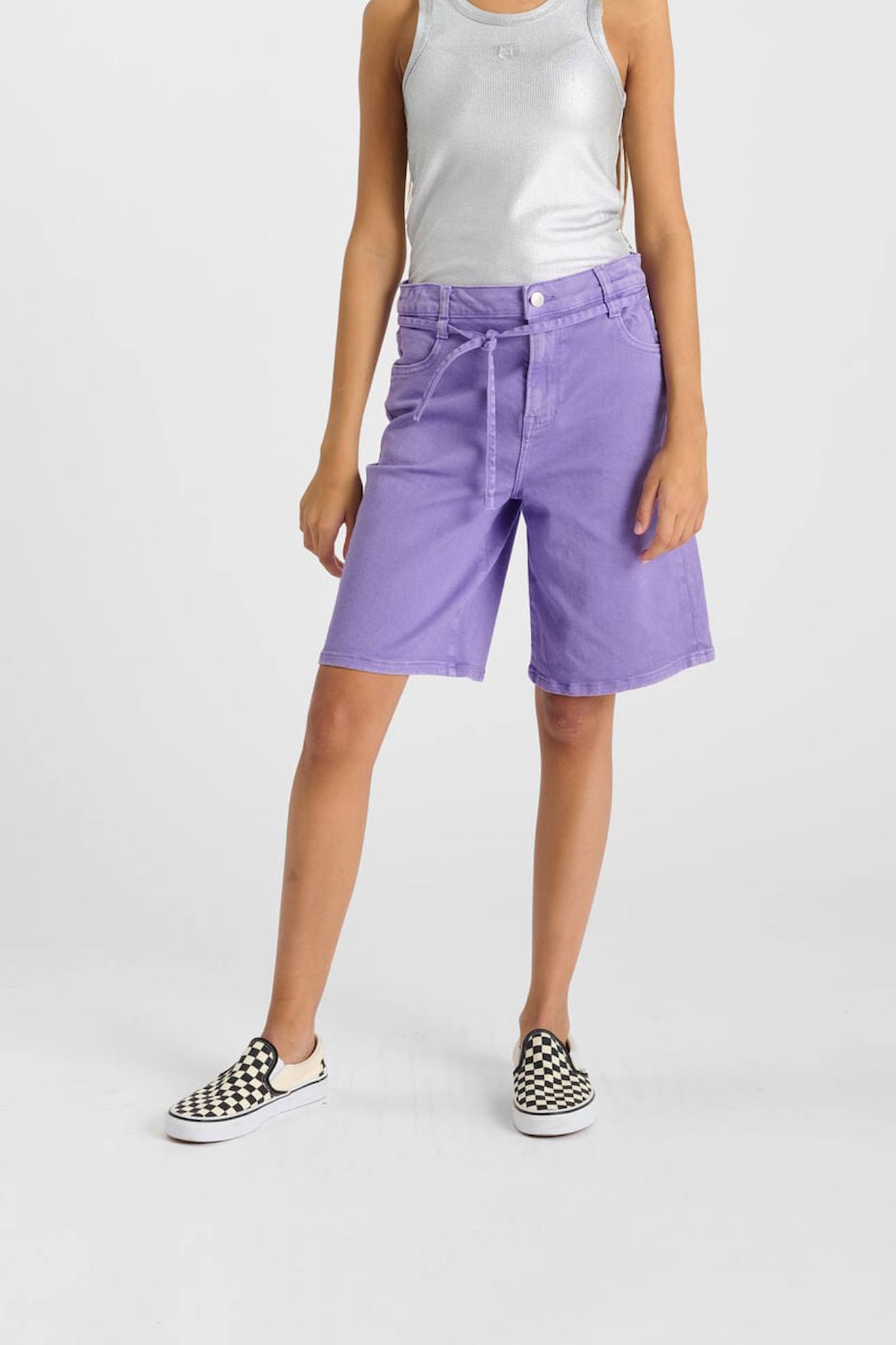 Short En Jeans Carpugi White