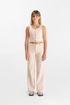 Pantalon droit en jeans tykogi  - vertbaudet enfant