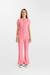 Pantalon flare fabiagi Pink fluo 2 - vertbaudet enfant 