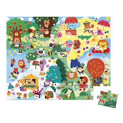 Jouet-Jeux éducatifs-Puzzle enfant 36 pièces thème les 4 saisons