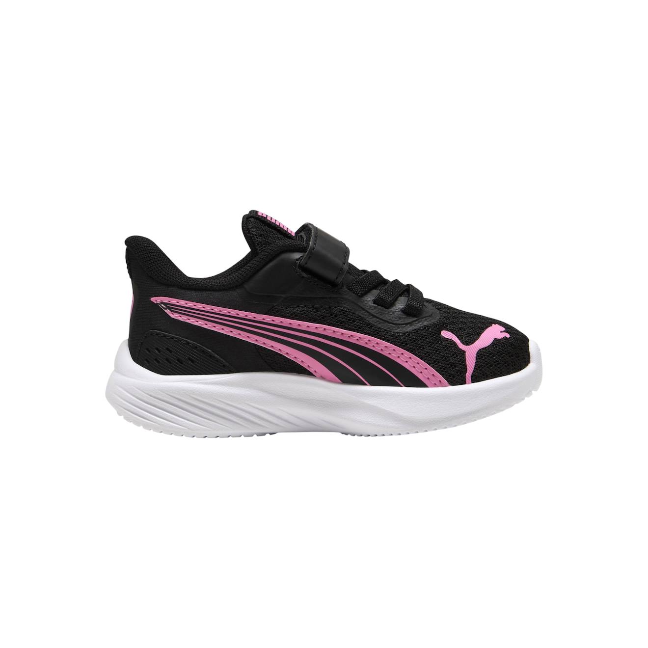 Baskets Basses À Scratch Noir Posie Rose Blanc