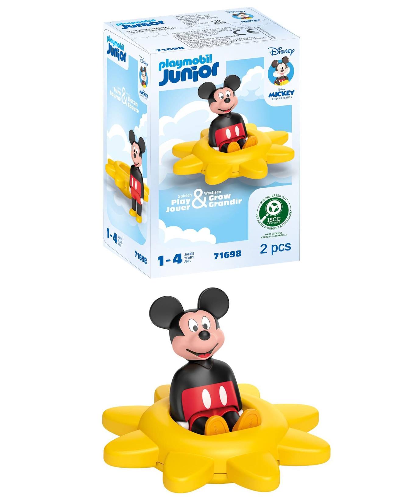 Junior Disney Mickey Et Toupie Soleil 71698 Multicolore