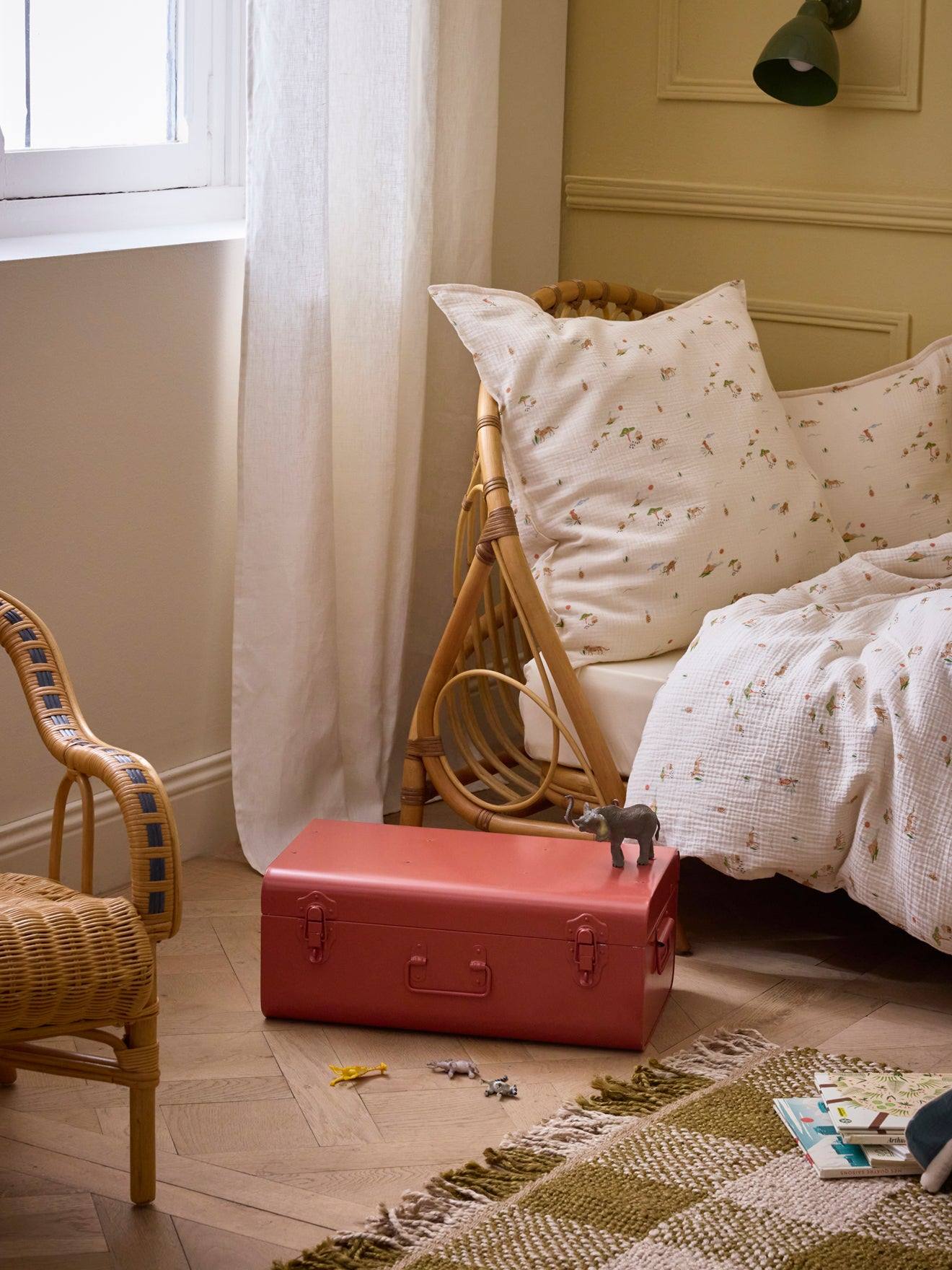 Malle De Rangement En Métal Tomette