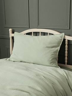 Linge de maison et décoration-Linge de lit enfant-Taie d'oreiller enfant gaze de coton "gaufrée"