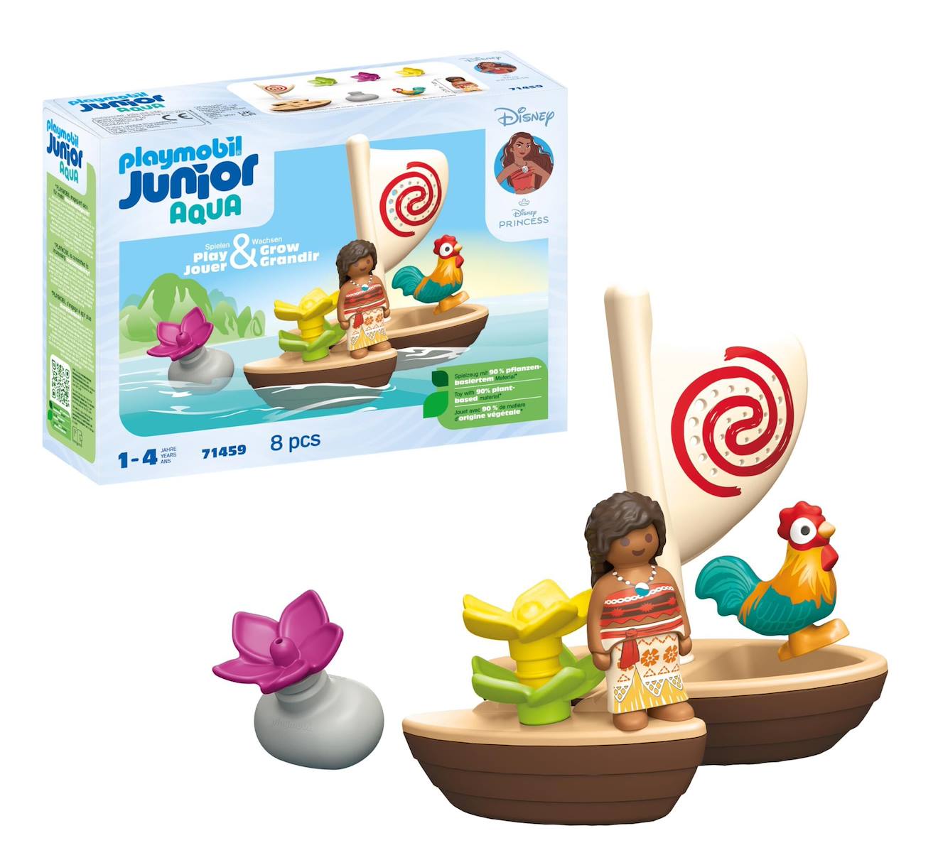 Junior Disney Vaiana Et Bateau 71459 Multicolore