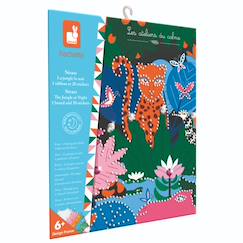 Jouet-Coffret Diamond painting phosphorescents  la jungle