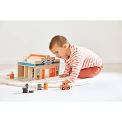 Jouet-Garage en bois ville