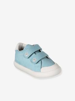 Chaussures-Chaussures bébé 17-26-Baskets scratchées bébé en toile