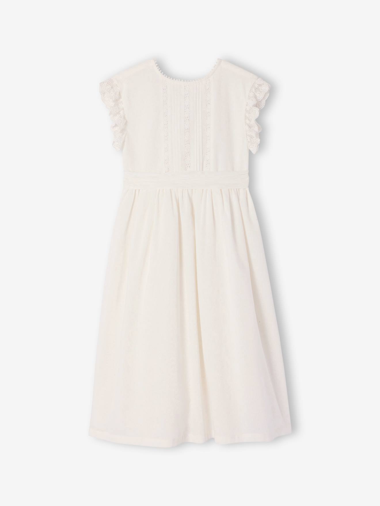 Robe longue élégante blanc