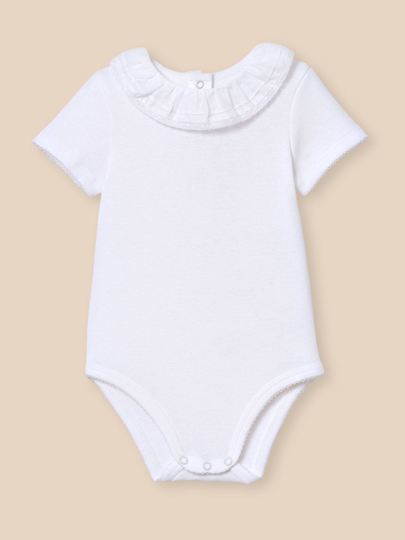 Body Avec Collerette Bb - Coton Biologique Blanc Casse 14 €