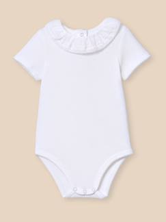 Bébé-Body-Body avec collerette bébé - coton biologique