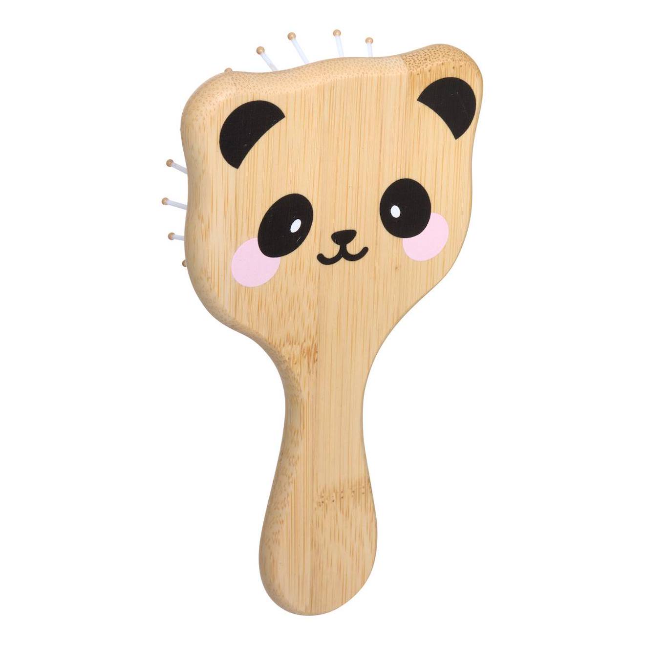Brosse À Cheveux En Bambou Panda - Niami Beige (Atmosphera For Kids) - Image 1