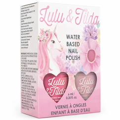 Jouet-Jeux d'imitation-Duo vernis à ongles enfant à l'eau