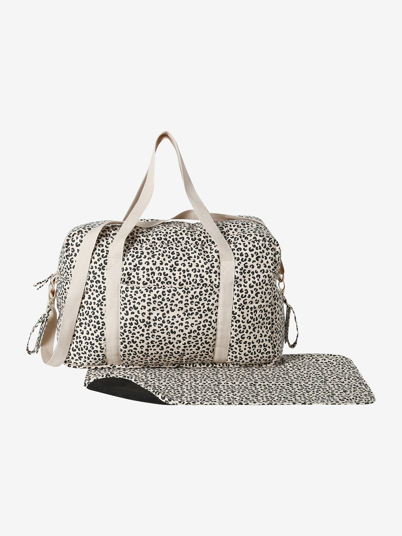 Sac à langer CATALINA 48 h beige imprimé (Vertbaudet) - Image 2
