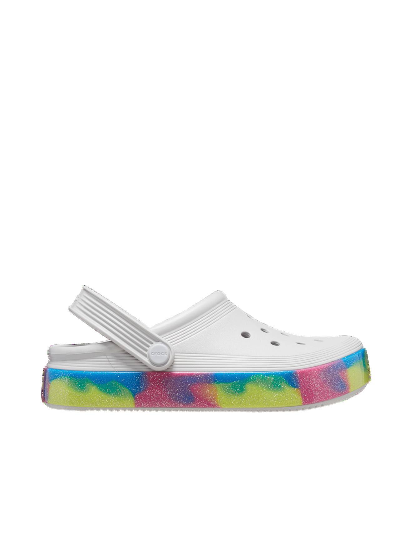 Sabots Off Court Glitter Bands Sandales Scintillantes Confort Junior Blanc 59$