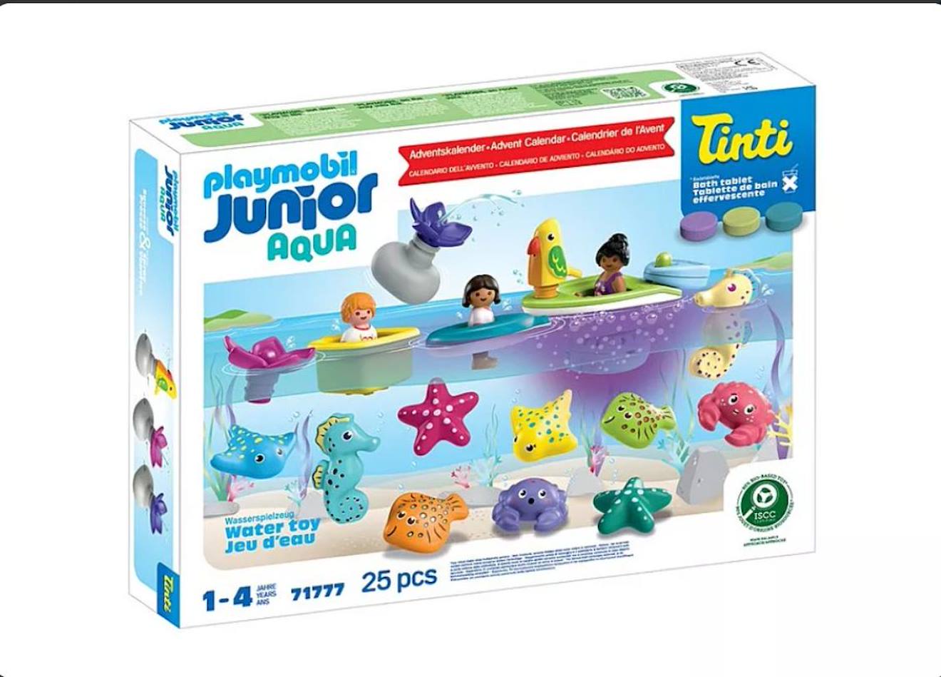 Junior Aqua Et Tinti Calendrier De L'avent 71777 Multicolore