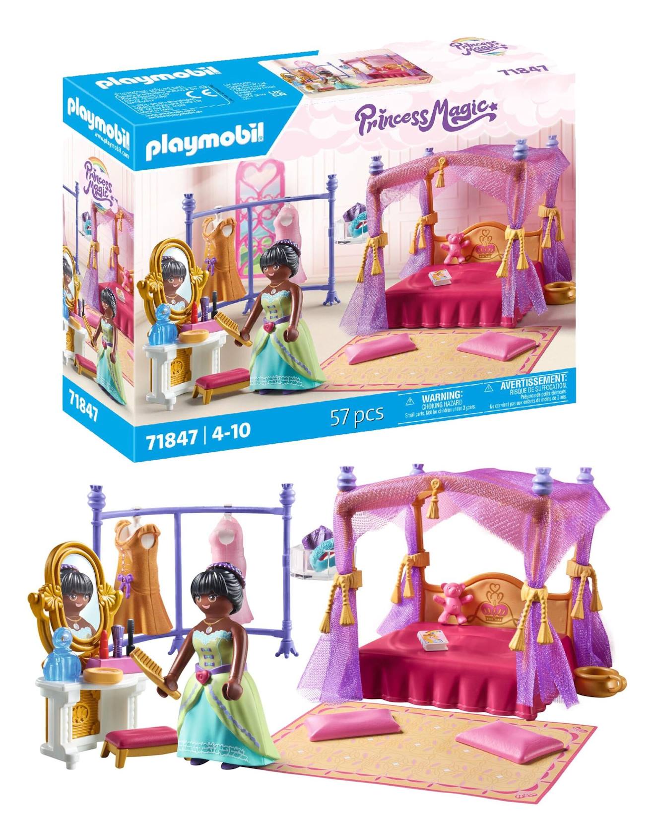 Chambre De Princesse Avec Lit Baldaquin 71847 Multicolore Chambre De Princesse Avec Lit Baldaquin 71847 Multicolore
