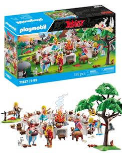 Jouet-Astérix le banquet village personnages 71827