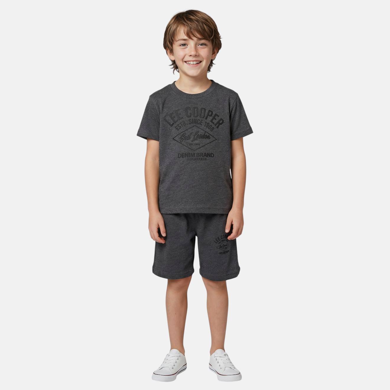 Ensemble Garon T-shirt Manches Courtes Et Short Noir 14 €