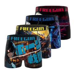 -Lot de 4 boxers  manga gamer