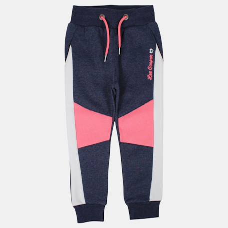 Pantalon de jogging fille Gris+Marine+Rose 8 - vertbaudet enfant 