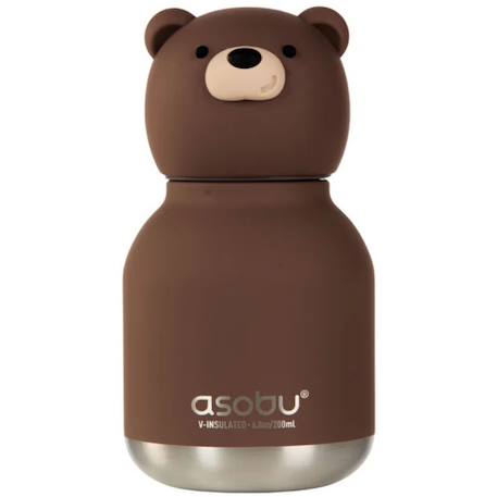 Garçon-Accessoires-Fourniture scolaire-Gourde-Mini gourde isotherme bestie ours brun