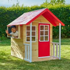 Jouet-Jeux de plein air-Maisonnette modulable coquelicot bois fsc®