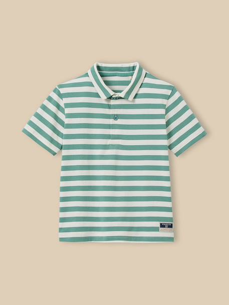 Garçon-Polo rayé garçon - coton biologique