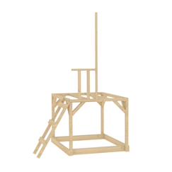 Plateforme pilotis pour maisonnette modulable  bois fsc®  - vertbaudet enfant