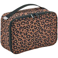 Puériculture-Repas-Vaisselle, coffret repas-Lunch bag isotherme léopard (3,3 l)